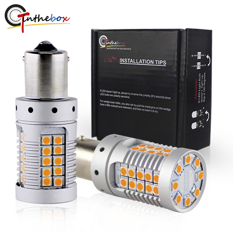 

Gtinthebox Bau15s led p21w 1156 ba15s canbus led For turn signals motorcycle or car Turn Signal Lights Brake Lights Reverse Lamp, As pic