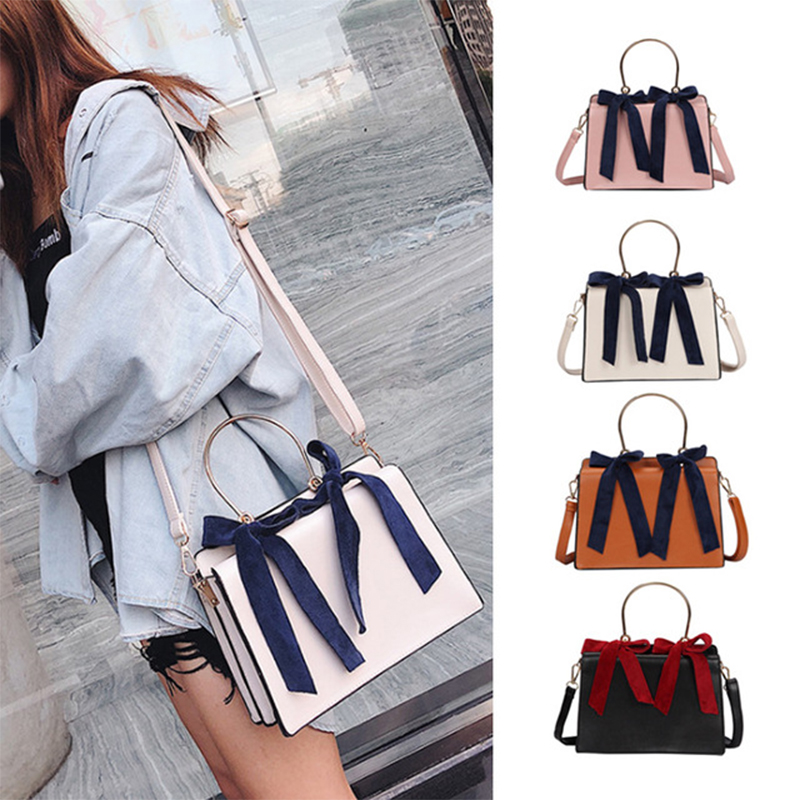 

Chuwanglin Bow women handbags casual Crossbody bag for lady's messenger bag Styling handbags bolsa feminina Tote Sac A1901, Beige