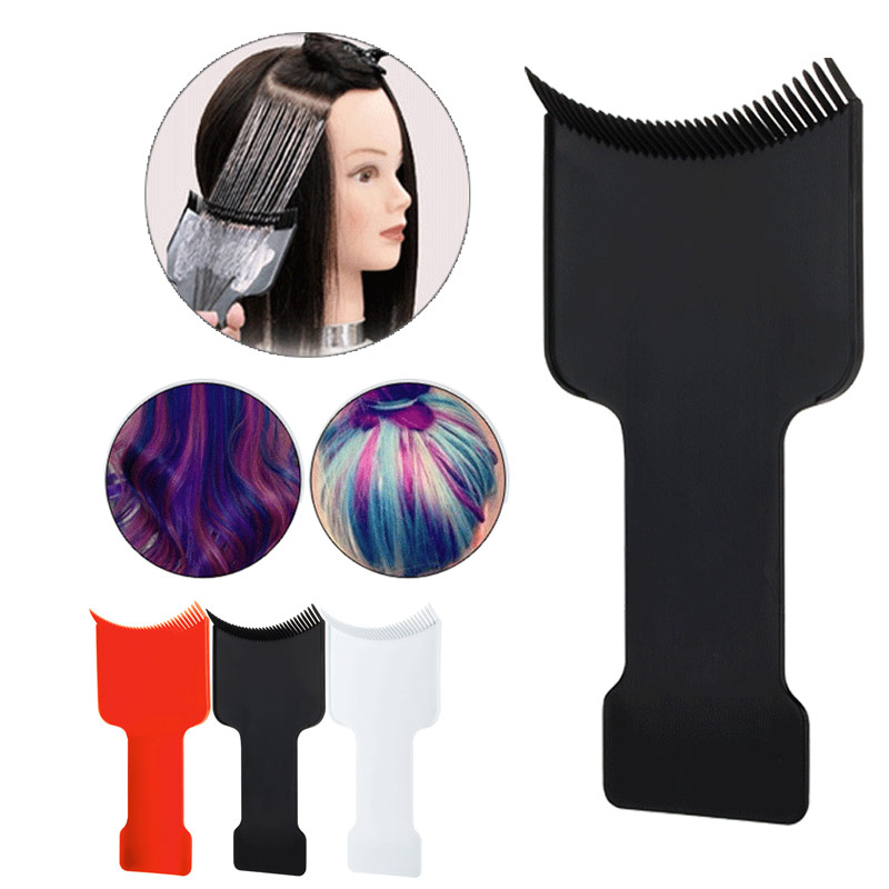 

Fashion Modeling Hairdressing Brush Professional Hair Applicator Brush Dispensing Hair Coloring Dyeing Pick Color Board Tools