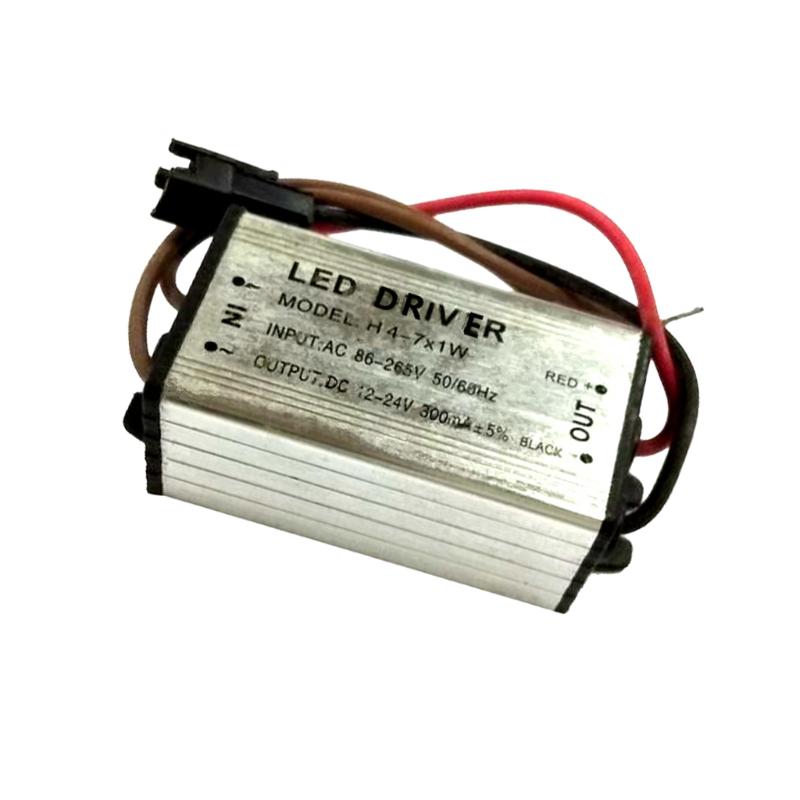 

4-7W Power Supply Driver For LED Light Bulb 300mA Convert 85-265V AC to 12-24V DC