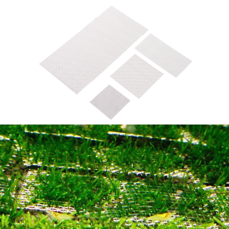 

Aquarium Wire Mesh Pad Aquatic Moss Plants Stainless Steel Fish Tank Decoration