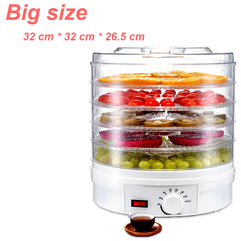 

220V 350W Dehydrator Fruit Vegetable Meat Drying Machine Snacks Fruit Dryer Dryer with 5 trays Air