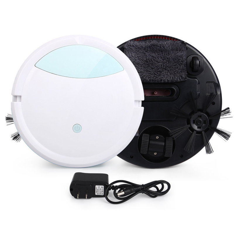 

Multifunctional Robot Vacuum Cleaner , 3-In-1 Auto Rechargeable Smart ing Robot Dry Wet ing Vacuum Cleaner Home White