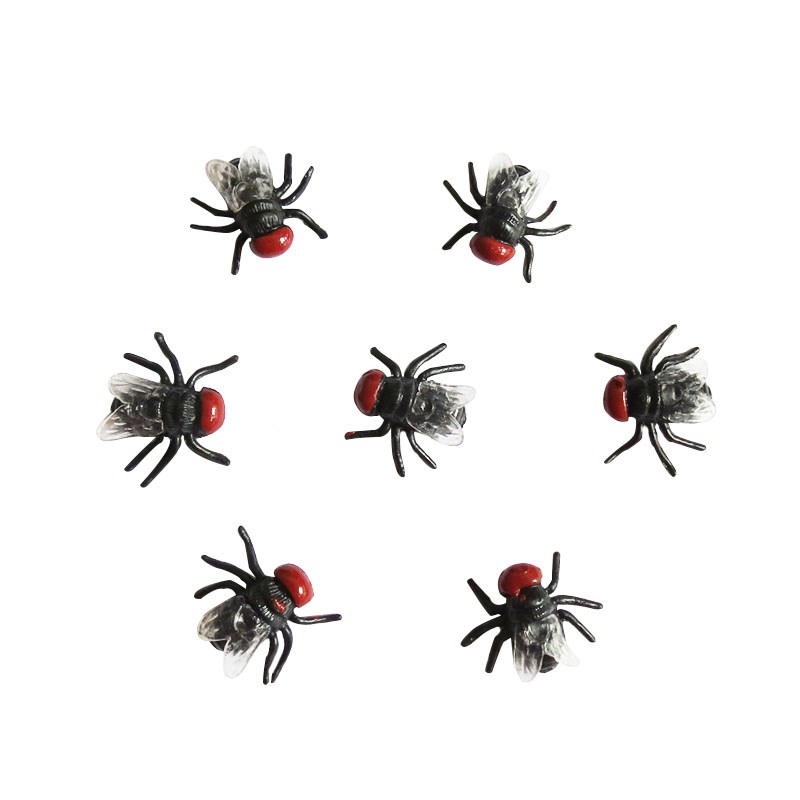 PIANAI Halloween Prank Toy Set Scary Simulation Insects Doll Look Real Novedad Truco de plástico Broma Juguetes Novedad Cucaracha Serpiente Arañas para Fiesta de Halloween