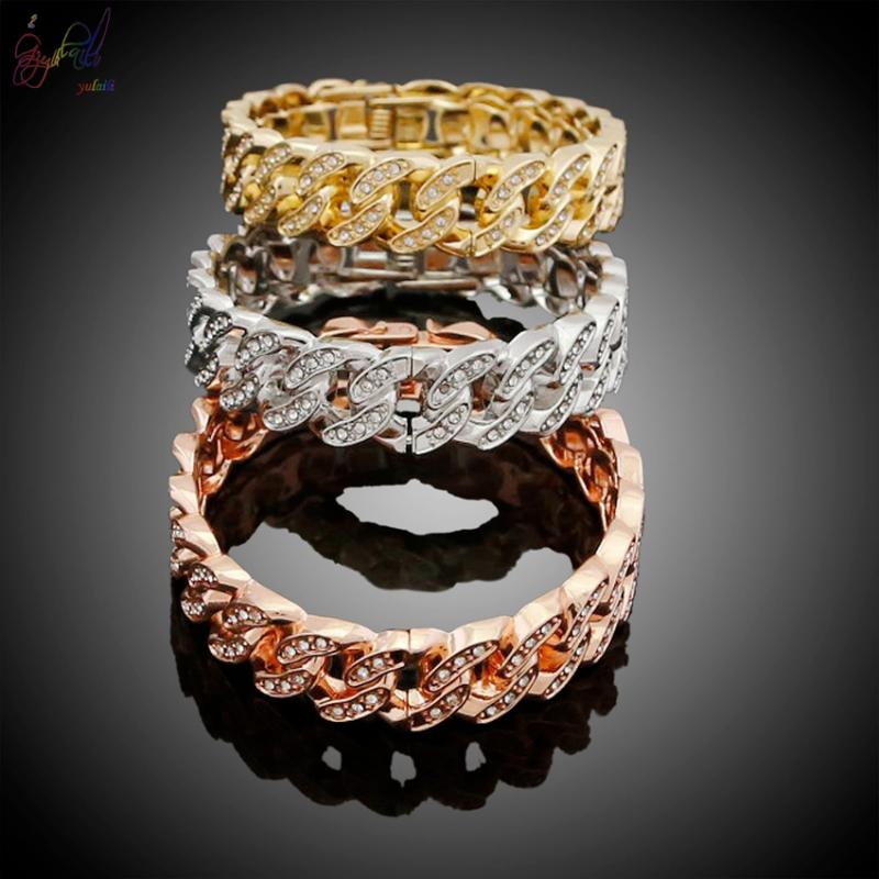 

Yulaili Elegant and Gracefui Rose Gold Three Color Bracelets Copper Fine Workmanship Adjustable Bangle Sets