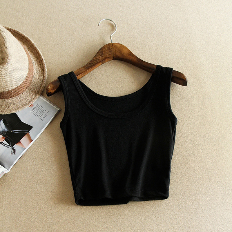 

2020 Kids Girls Underwears Summer Tanks & Camisoles Short Training Tank Tops Sexy Solid Sleeveless U Vest T-shirts Women's Clothing, Gray