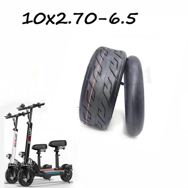 

10 Inch 10x2.70-6.5 Tire Inner Tube Tyre for Electric Scooter Balancing Car Folding Car 255x70 Wear-resistant Thickened Tires