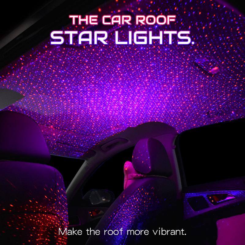 

car atmosphere lamp interior ambient star light car atmosphere light LED Roof Star Night Lights Projector for e90 e46