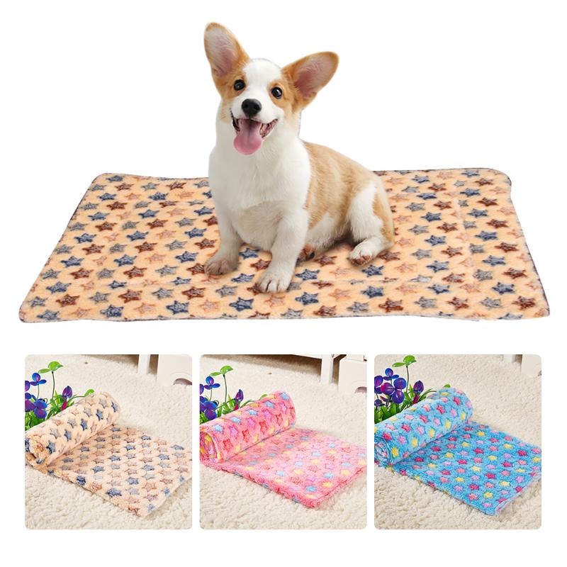 

Winter Use Dog Accessories Puppy Bed Blanket Fleece Warm Soft Touch Large Size Dog Cat Sleeping Blanket Mats Pets Supplier#15