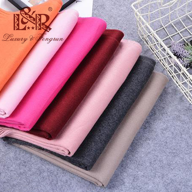 

2020 Winter Cashmere Women Scarf Female Scarves Lady Tassel Bandana Women Solid Shawl Wraps Foulard Tippet