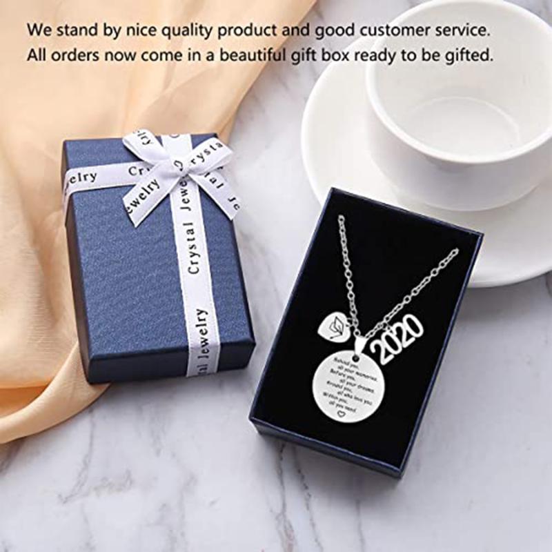 

2020 Graduation Gifts Necklace Stainless Steel Jewelry Chain Accessories Women FS99