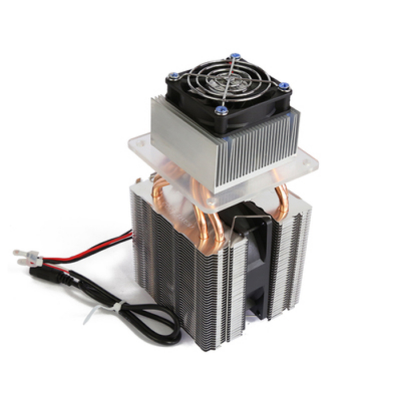

12V Semiconductor Refrigeration Thermoelectric Peltier Dehumidification Radiator Cooling System DIY Air Conditioner Refrigerator