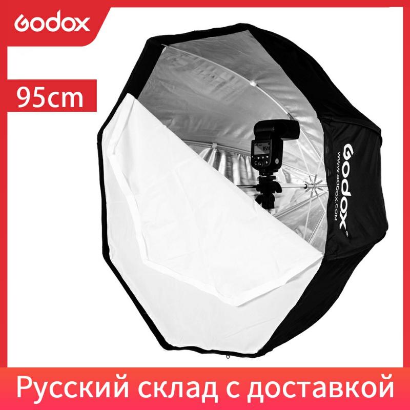 

Godox Portable 95cm 37.5" Umbrella Octagon Softbox Flash Speedlight Speedlite Reflector Softbox with Carrying Bag