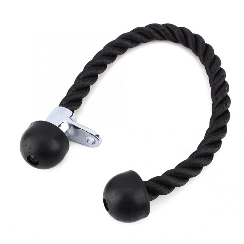 

Triceps Rope 70cm Push Pull Down Cord Abdominal Crunches Cable Drawstring Biceps Training Fitness Equipment Workout Pull Rope