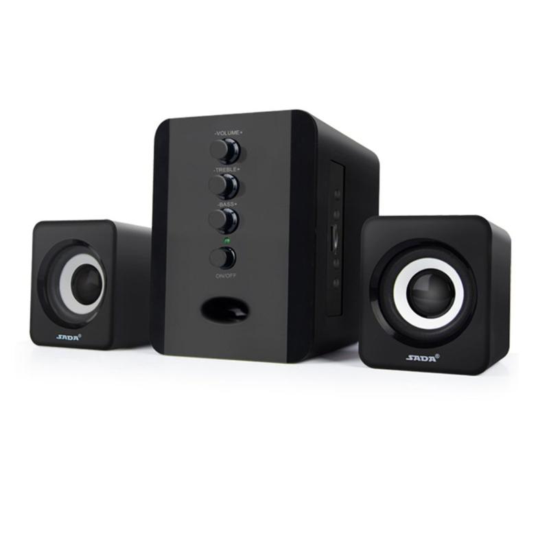 

USB Wired 2.1 Computer Speakers with Subwoofer 3.5mm Jack for Desktop Laptop PC