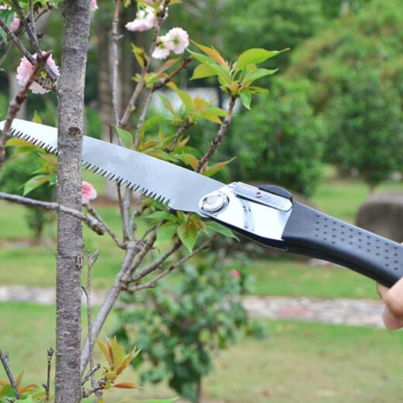 

New Portable Folding Pruning Saw Home Manual fruit Tree Pruning Hacksaws Trimming Saw yard garden tool