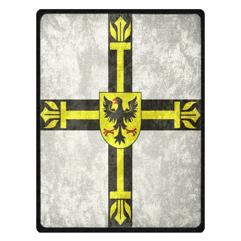 

New Customized Soft Warm Blanket Coral Fleece Throw Travel Blankets Teutonic Order Printed Kids Baby Blanket