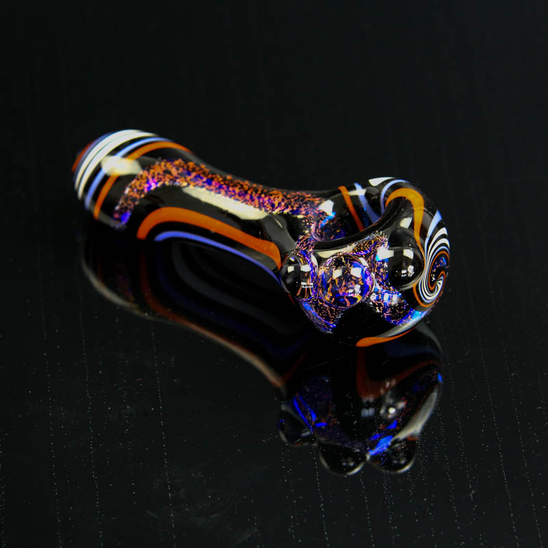 

Hookahs burner pipe Stripe GlassOil BurnerPipe Glass Nice smoking Pipes 10.5cm handpipes New design spoon