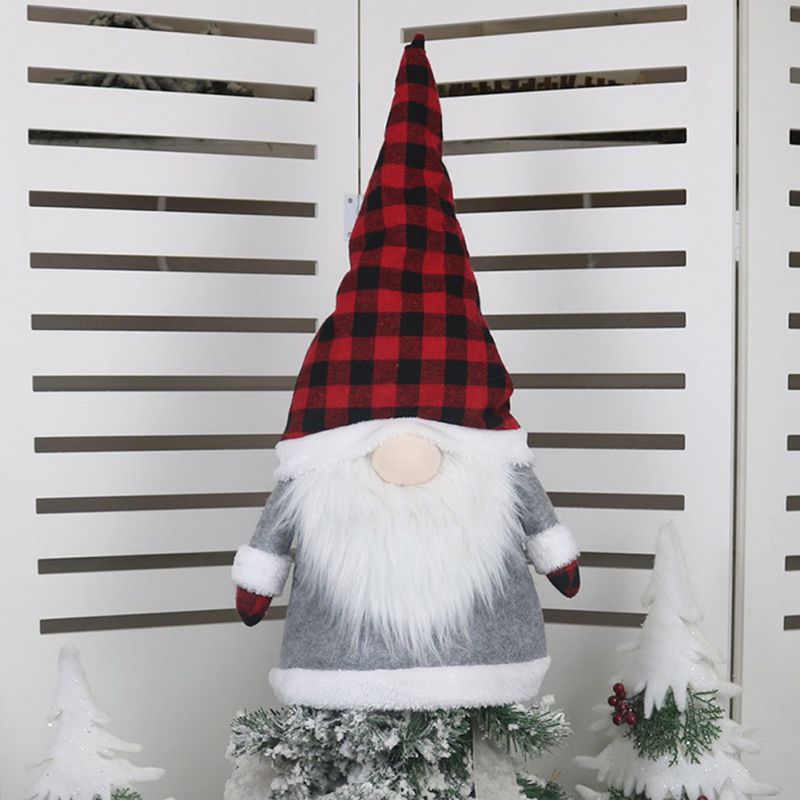 

26 Inch Christmas Tree Topper Gnome Christmas Ornaments Santa Plush Xmas Decorations Party Home Festival Decor Product