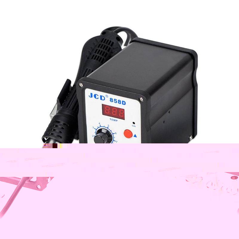 

BK-858D SMD Brushless Heat Gun Hot Air Rework Soldering Station+3pcs Nozzles Rework Soldering Station Wire with Clamp 700W