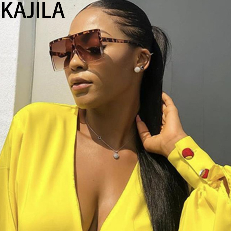 

Sunglasses 2021 Fashion Square Oversized Women Big Frame Brand Designer Vintage Sun Glasses Shades For Oculos Masculino