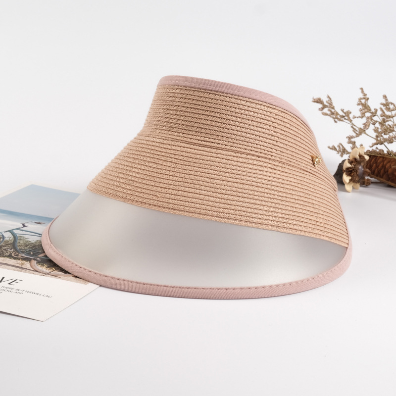 

natural hand made straw hat beach outdoor, Black