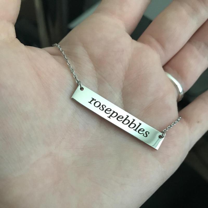 

Personalized Name necklace Children's Nameplate Jewelry Stainless Steel Letter necklace Girl Boy DIY Accessories