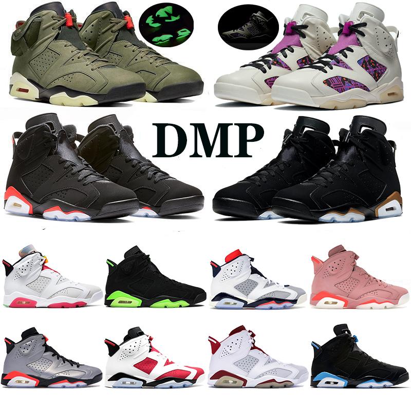 

2020 DMP 6 6s Men Basketball shoes alternate Hare UNC flight trainers washed denim black infrared sports Jumpman sneakers
