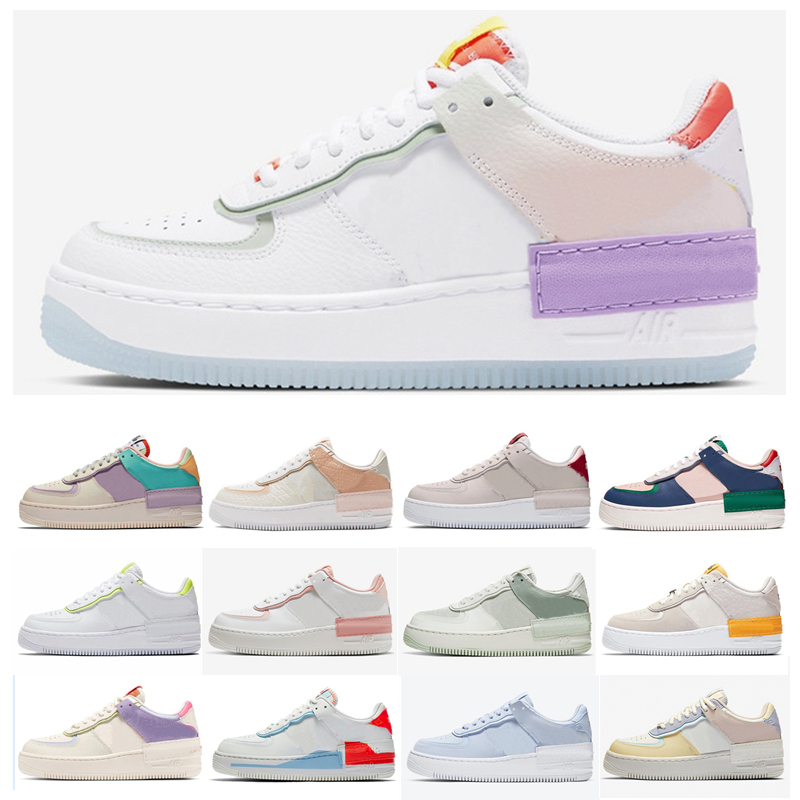 

Designer Low WMNS Women Girls Candy Macaron Running Shoes 1s Muti-color Shadow Tropical Twist Sport one Skateboard Sneakers Size 36-40