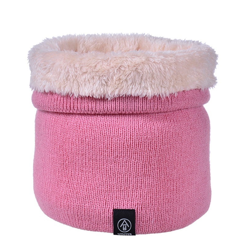

Scarves 2021 Winter Women Knitted Scarf Solid Color Snood Ladies Warm Thickened Neck Scarfs Ring Fashion