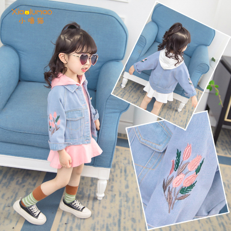 

Baby girl denim jacket spring autumn girls casual jackets streetwear children's jackets autumn winter tiktok clothes wholesale, Gq80005