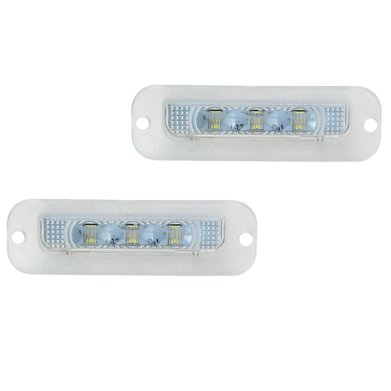 

Car LED License Plate Light Lamp for - W463 G500 G550 G55