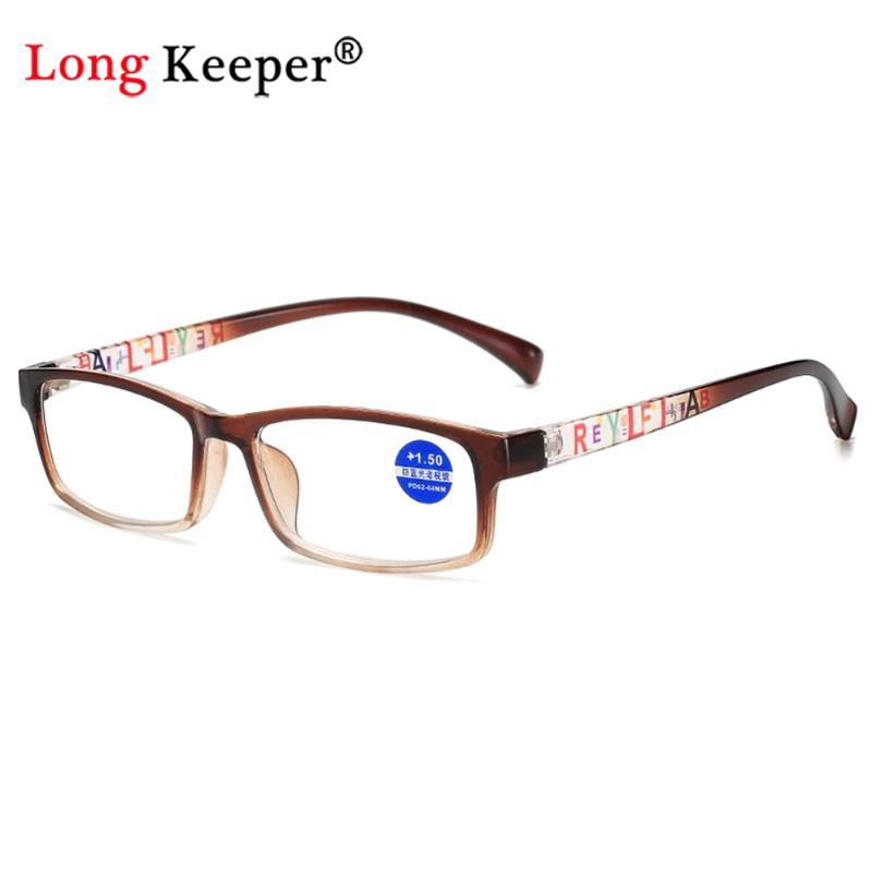 

Reading Glasses Unisex Women Men Optical Computer Glasses Ultralight Square Presbyopia Letter Eyewear Reader + 1.0 1.5 2.0 2.5
