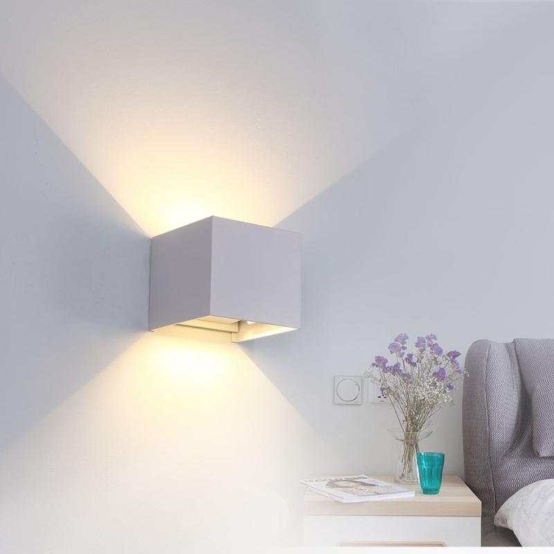 

IP65 Adjustable 6W LED Wall Lamp Outdoor Waterproof Garden Aisle Light Indoor Stairs Corridor Bedroom Wall Lights Artistic Lamp