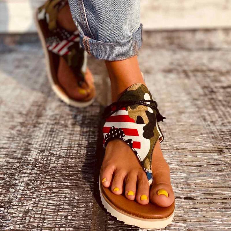 

2020 Women Sandals Leopard Pattern Large Size Rome Sandals Women's Anti-slip Hot Selling Wedges Summer Shoes