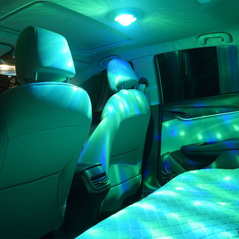 

Upgraded Rechargeable USB Car Interior Reading Light Trunk Cargo Area Light Multifunctional Push-in Night Closets Camping