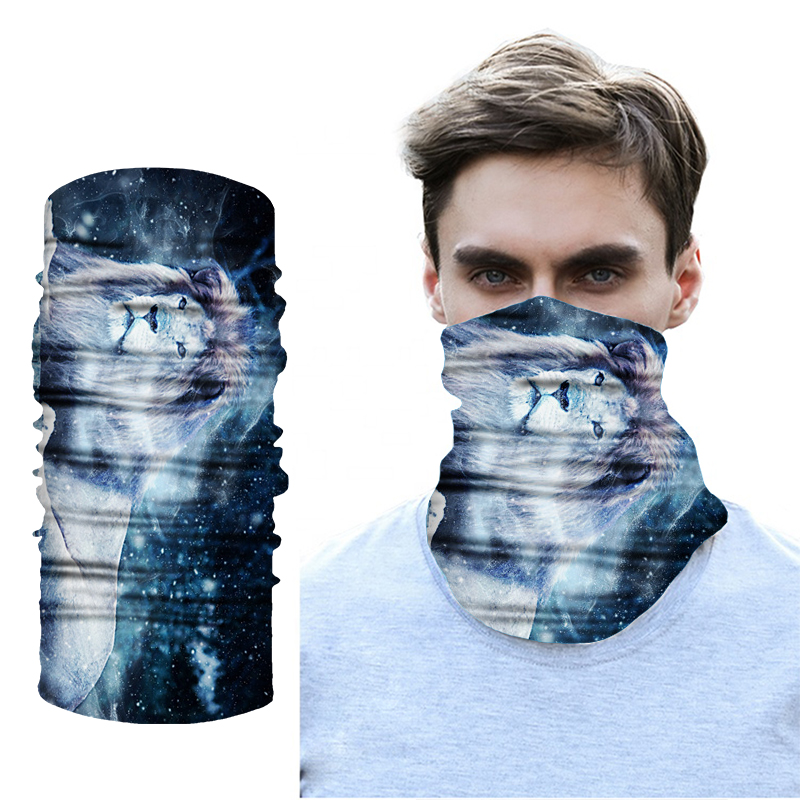 

New Fashion Outdoor Mens Magic Scarf Headband Scary Clown Skeleton Head Scarf Bandana Climbing Hiking 3D Animal Bandana, B377