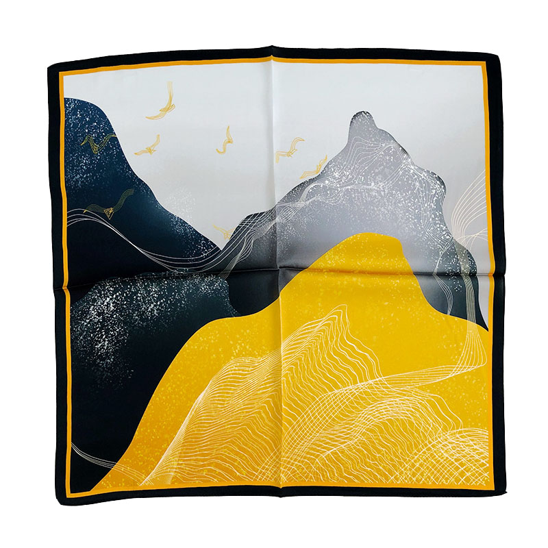 

Spring and Autumn Thin Silk Square Scarf Female Neck Scarf Lady Hair Kerchief Shawls and Wraps Women Scarves Small Size