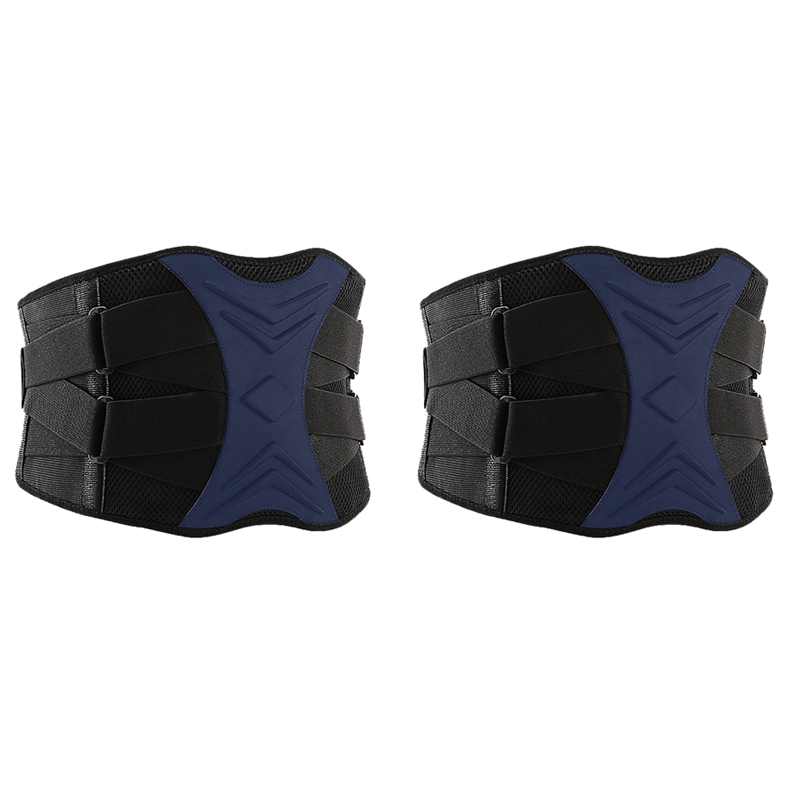 

Back Brace Relief for Back Breathable Mesh Design with Lumbar Pad, Black 2
