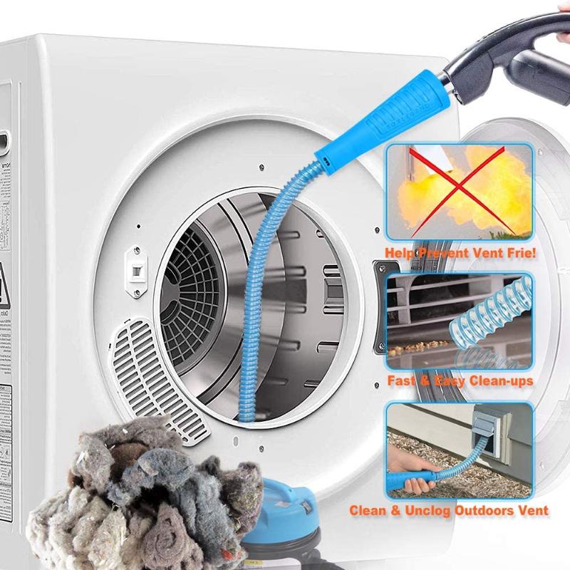 

Dryer Vent Cleaner Kit Dryer Vent Vacuum Attachment Lint Remover Power Washer and Vacuum Hose