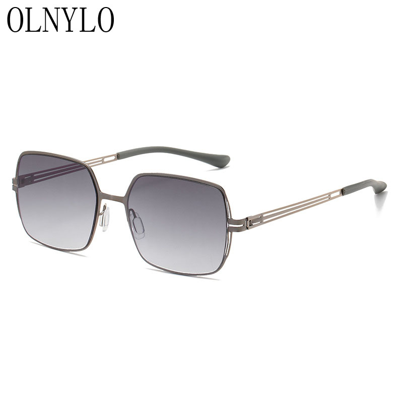 

Sunglasses Fashion Classic Men Rectangle Frame Sun Glasses Brand Designers Drivers Eyeglasses Luxury UV400