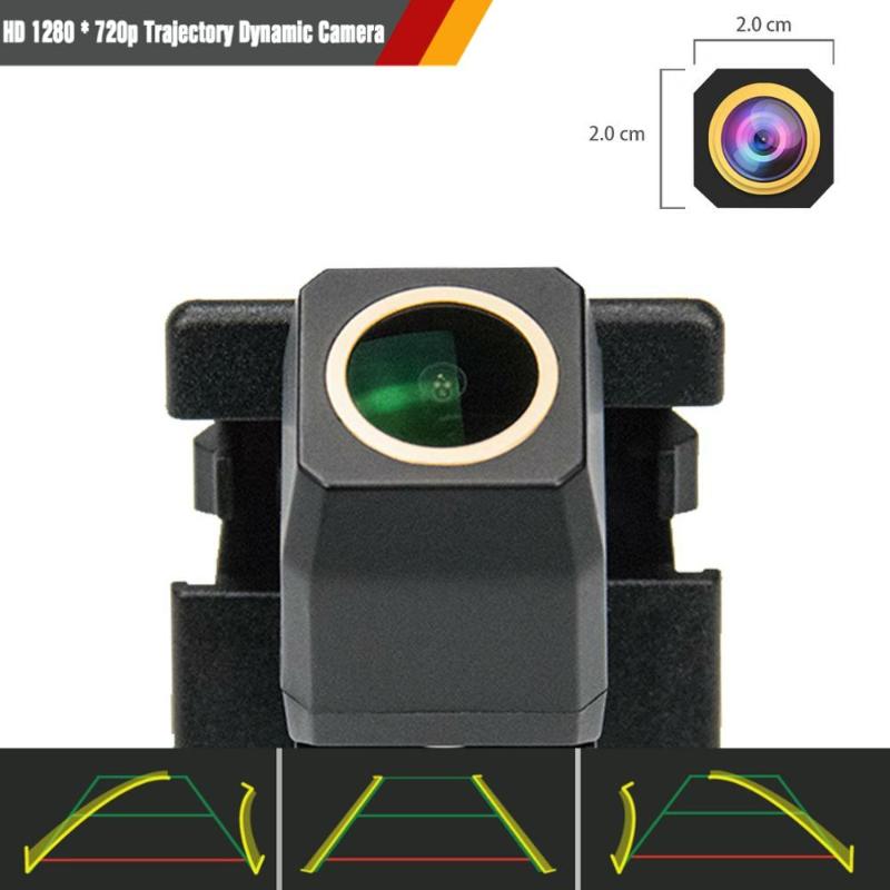 

HD 720p Golden Camera Rear View Backup Camera Trajectory Dynamic Parking Line for 2(5 doors) 2020~2020 / Reverse Hole car