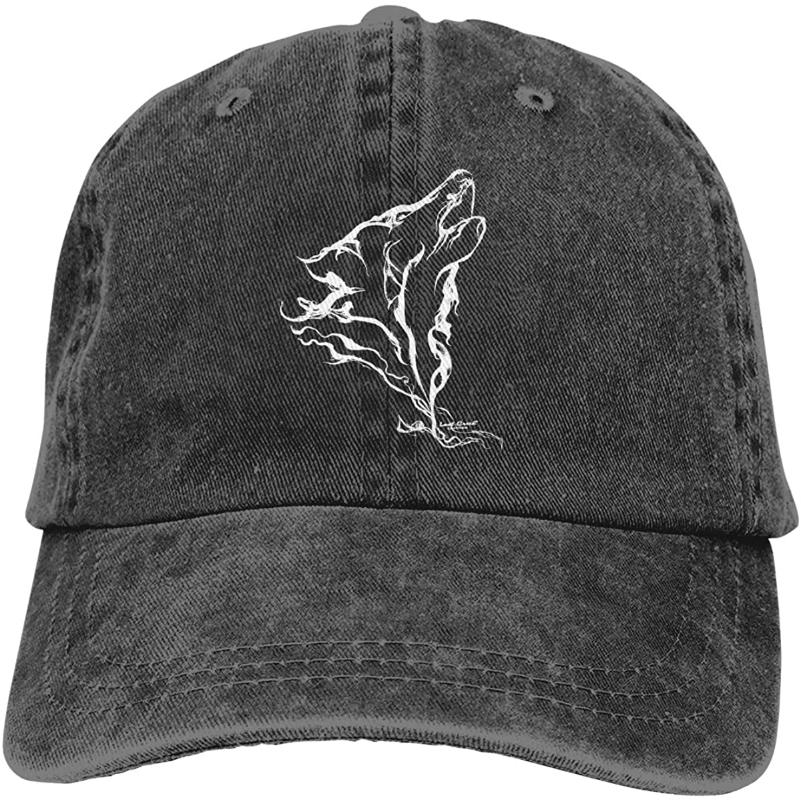 

Lost Creek Wolf Unisex Soft Casquette Cap Vintage Adjustable Baseball Caps, Black