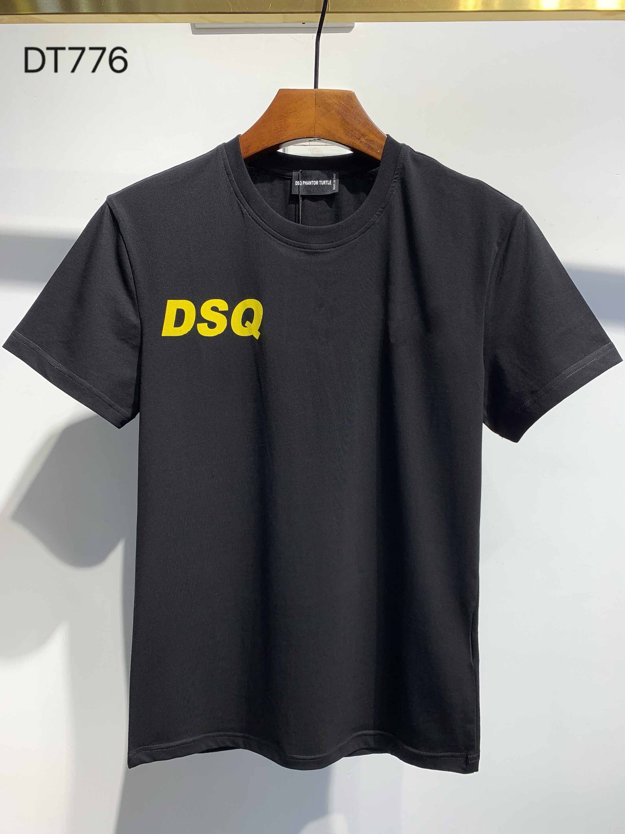 

DSQ t shirts Mens Designer T Shirts Black White Men Summer Fashion Casual Streetwear T-shirt Tops Short Sleeve Size M-XXXL 3202, White;black
