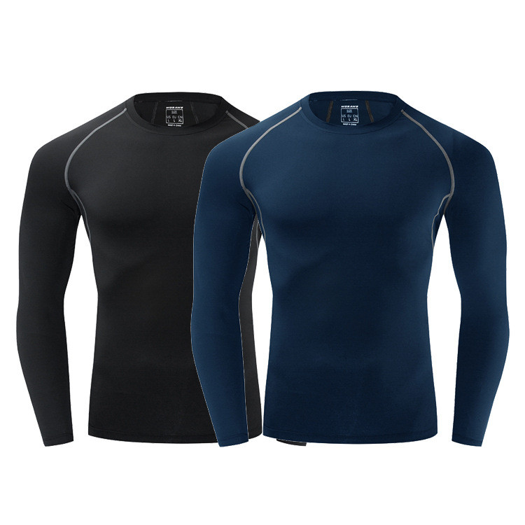

Men Mountain Bike Underwear High Stretch Bottoming Shirt Bottoming Long-sleeved To Keep Warm and Tight-fitting Riding Underwear, Bl200-l