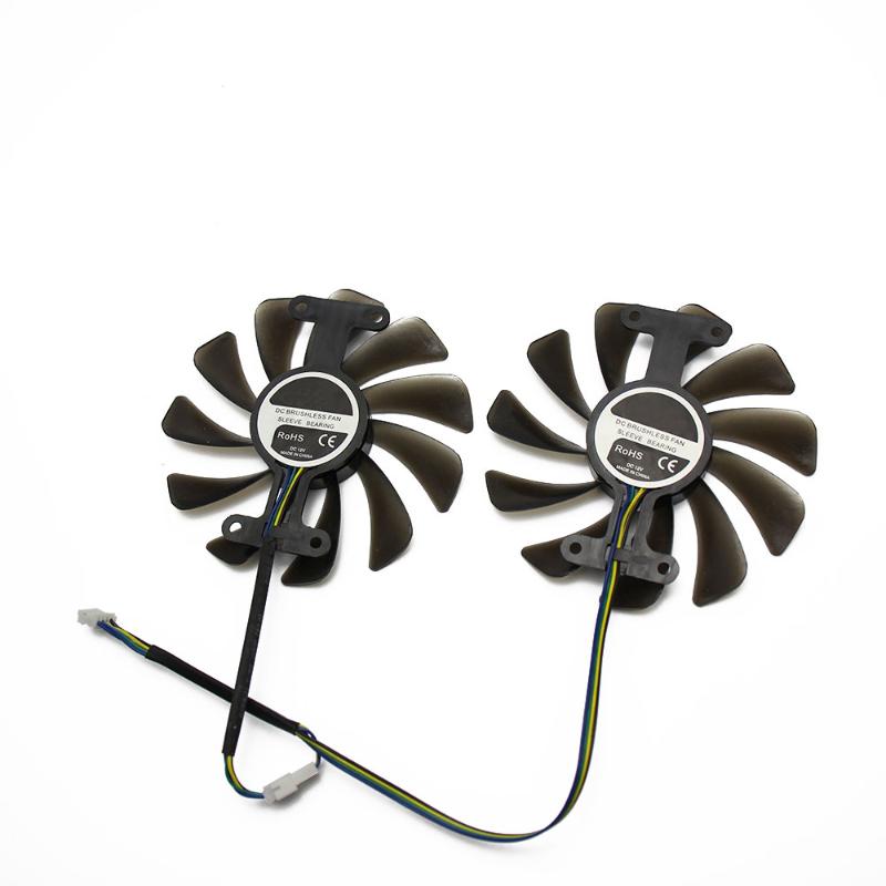 

Ventilador enfriador de 2 unidades/lote de 95mm y 4 pines, reemplazo para Zotac GeForce GTX 1070 1080 GTX1070 GTX1080 AMP Editio