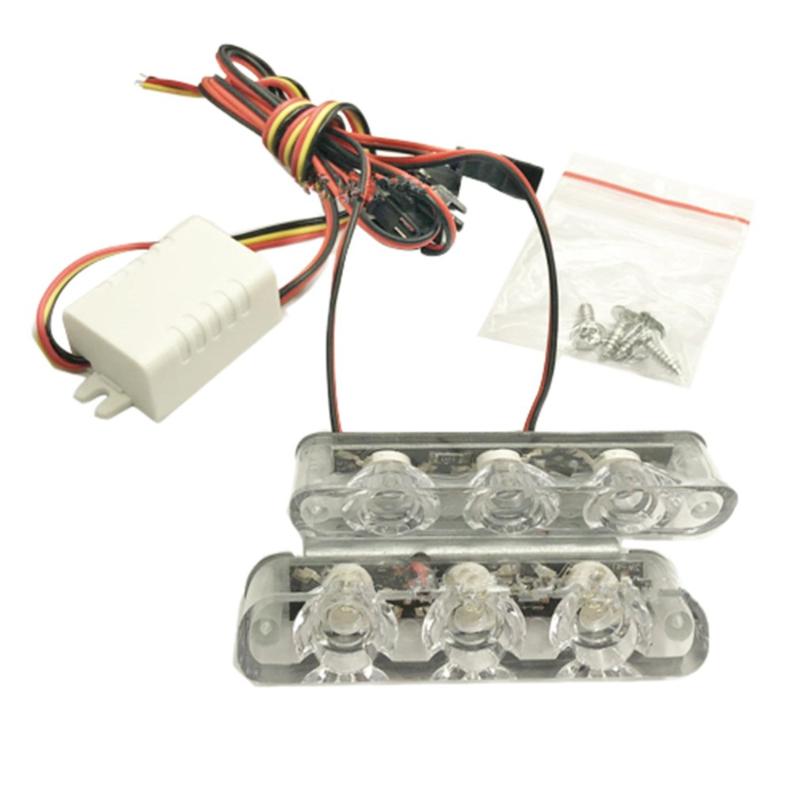 

Electric Motorcycle One For Two 3 Lights With Bracket Red And Blue Blasting 12V Modified Brake Strobe Led Decorative Lights, As pic