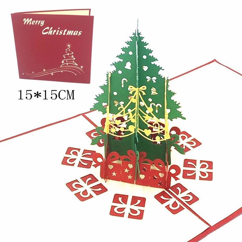 

Christmas Birthday Valentine Greeting Card Paper Art Multi Patterns 3D Greeting Cards Birthday Valentine Christmas Card Gift