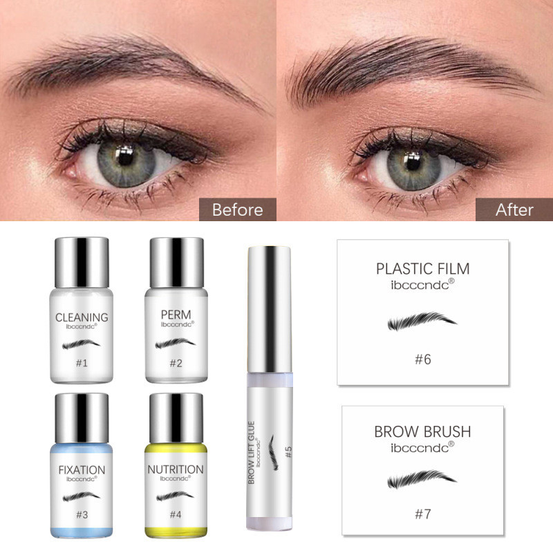 

Brow Lift Kit Eyebrow Lamination Kit Styling Perming Setting Curling Brow Lamination Beauty Salon Home Use, As the pics showed