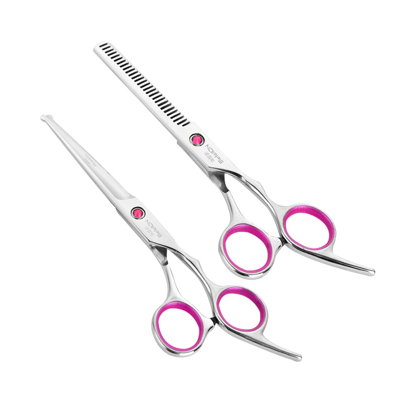 

Safety Hair Scissors Set 6 Inch Cutting Styling Tool Hair Scissors Stainless Steel Salon Hairdressing Safety Thinning Shears